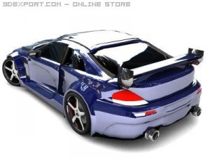 bmw m6 3D 模型