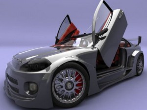dodge viper tropic 3D-Modell