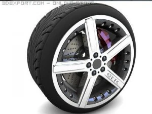 gtr wheel 3D Model