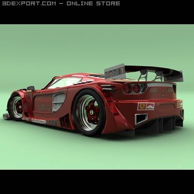 bruttus 7 xr competition 3D 模型 .c4d .max .obj .3ds .fbx .stl .blend 