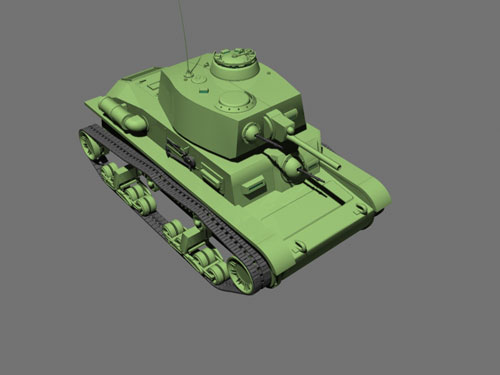 vz-35t 3D Model .c4d .max .obj .3ds .fbx .stl .blend 