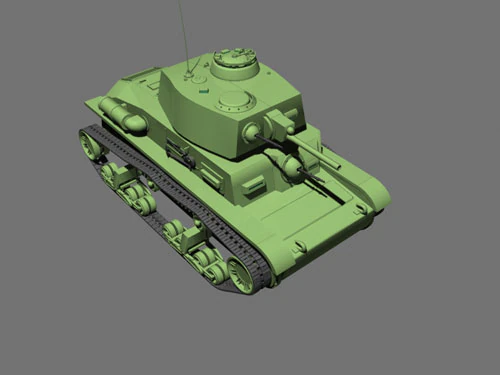 vz-35t 3D Model .c4d .max .obj .3ds .fbx .stl .blend
