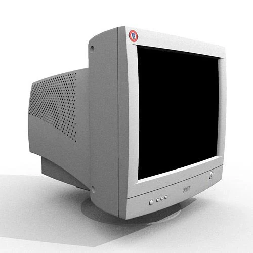 moniteur crt Modèle 3D .c4d .max .obj .3ds .fbx .stl .blend 