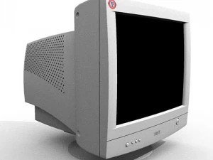 CRT-Monitor 3D Modell