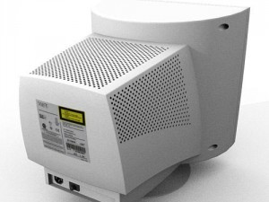 crt monitor 3D 模型