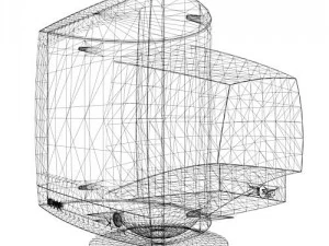 moniteur crt Modèle 3D