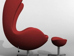 Eiersessel 3D Modell