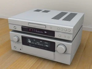 home theatre system 3D Model
