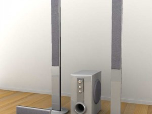 home theatre system 3Dモデル