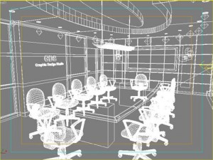 conference room 3D-Modell
