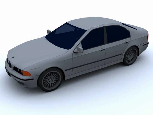 bmw 5 3D Model .c4d .max .obj .3ds .fbx .stl .blend