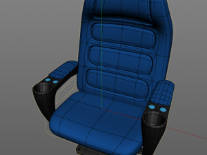 cinema chair Model 3D