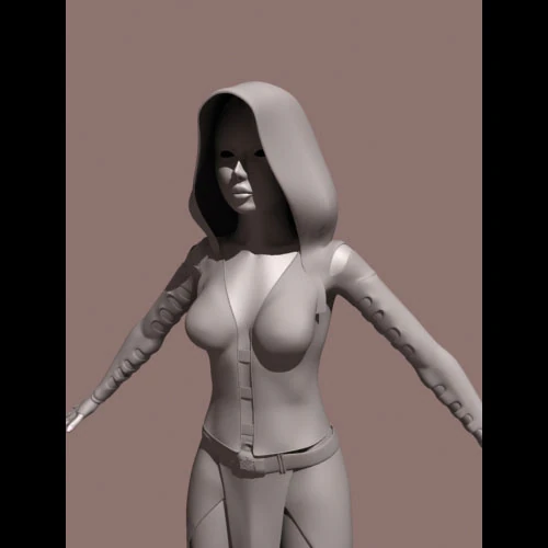 zata woman in armor 3D Model .c4d .max .obj .3ds .fbx .stl .blend 