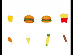 fast food collection 3D Model