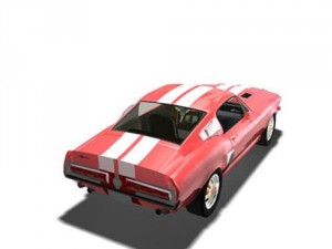 1967 shelby gt 500 Modèle 3D