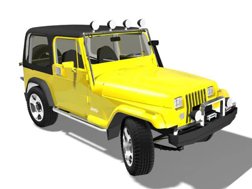 wrangler 3D Model .c4d .max .obj .3ds .fbx .stl .blend 
