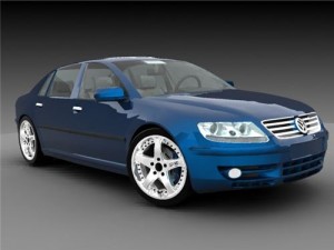 volkswagen phaeton 3D Модель