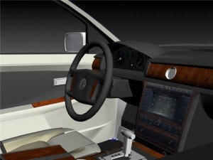 volkswagen phaeton 3D Модель