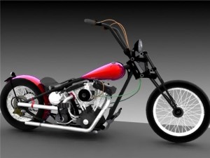 harleydavidson Modello 3D
