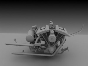 harleydavidson 3Dモデル