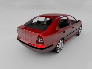 skoda octavia Modello 3D
