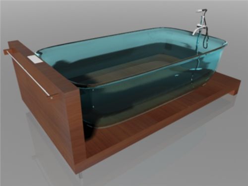 bath nova glass 3D Модель .c4d .max .obj .3ds .fbx .stl .blend