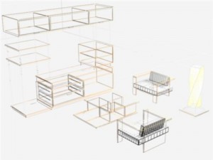 livingroom system li 3D Модель