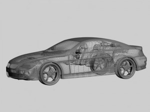 bmw 6 series0 3D 模型