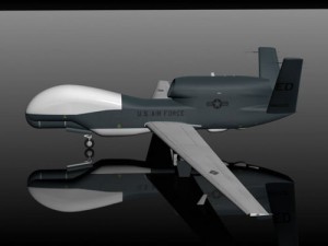 global hawk uav Modelo 3D