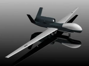 falco globale uav Modello 3D