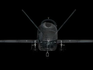 falco globale uav Modello 3D