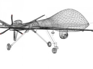 predator b uav drone 3D Model