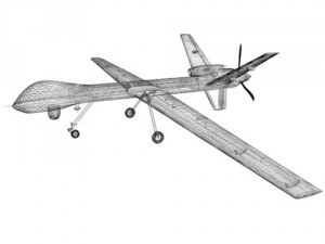 predator b uav drone 3D Model