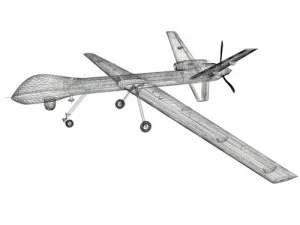 roofdier b uav drone 3D Model