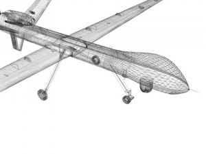 predator b uav drone 3D Model