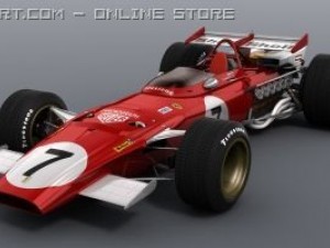 ferrari f1 312b 3D Model