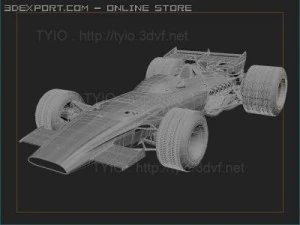 ferrari f1 312b 3D Model