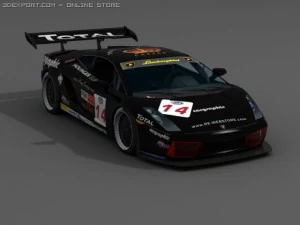 गैलार्डो लो पॉली जीटी3 और पोलिज़ी 3D मॉडल