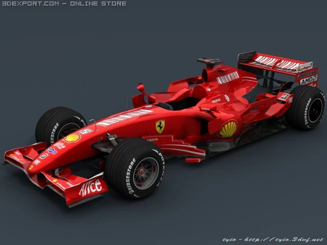 ferrari f2007 3D Model in Sport Cars 2065 | 3DExport