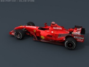 ferrari f2007 3D-Modell