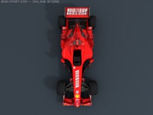 ferrari f2007 3D-Modell