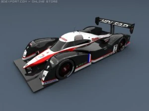 peugeot 908 lm 2007 3D Model