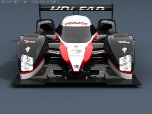 peugeot 908 lm 2007 Modelo 3D