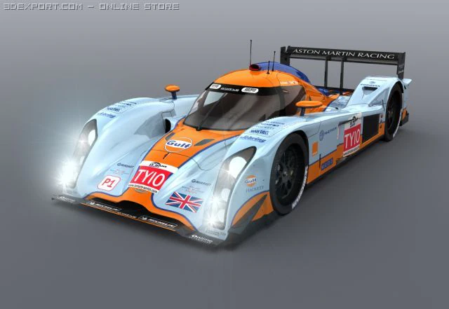 aston martin lmp1 3D Model .c4d .max .obj .3ds .fbx .stl .blend 