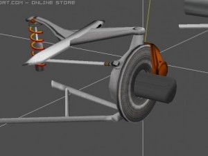 ferrari f312b  1970 low poly Modèle 3D