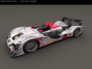 audi r15 lm 3Dモデル