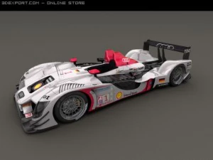 audi r15 lm 3D Model