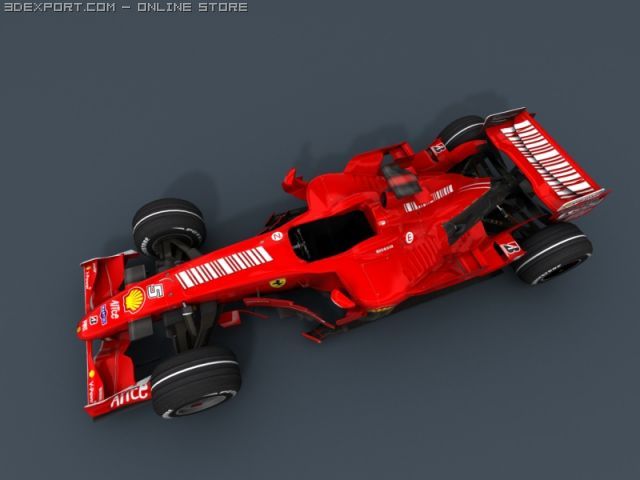 ferrari f2007 special aero kit Modelo 3D .c4d .max .obj .3ds .fbx .stl .blend 