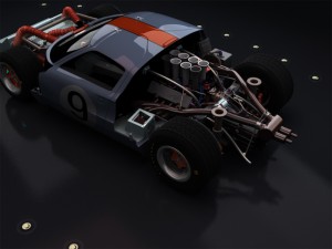 ford gt40 3D Model