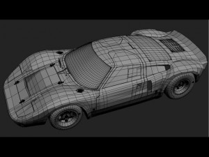 ford gt40 3D Model